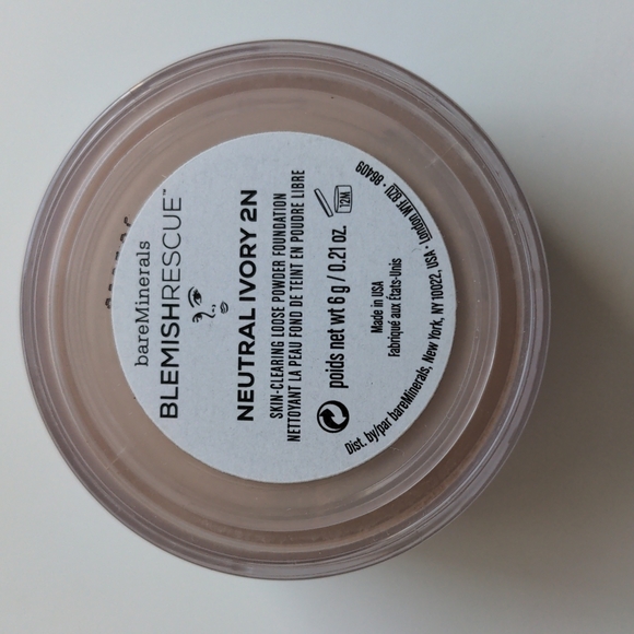 BareMinerals BlemishRescue SkinClearing Loose Powder Foundation Neutral Ivory 2N - Picture 2 of 4